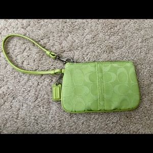 Coach wristlet